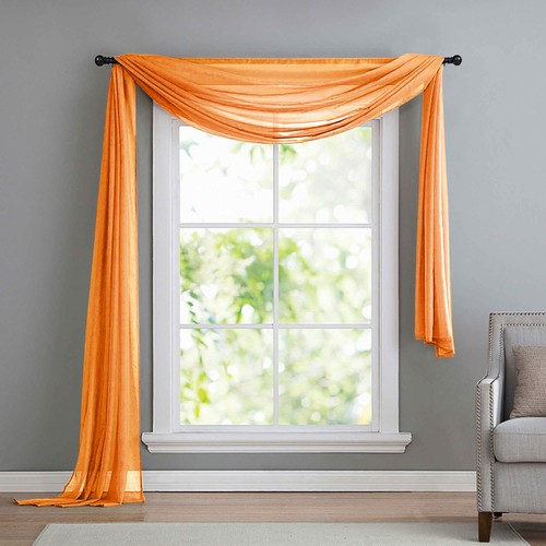 Voile querbehang - voile,