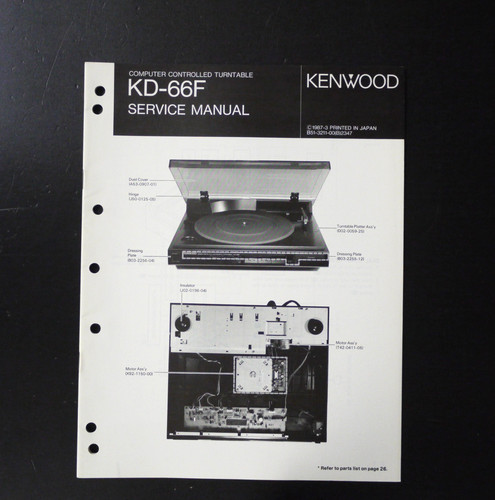 Original kenwood 66f - original, kd-66f