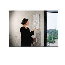 Legamaster PROFESSIONAL Anwesenheitstafel (7-622100) Silber 26x31cm für 10 Mitar