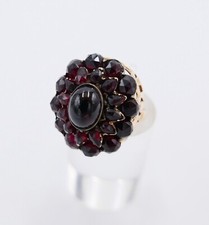 Antique Ladies Garnet Yellow