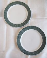 2 (von 4) Thomas TC 100 Speiseteller grüne Streifen große Teller 25 cm Durchmess