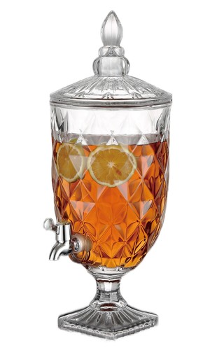 Getränkespender glas mit - glas,
