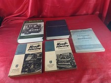 5 Alte Bücher Lehrbuch Kraftfahrzeug Handwerker Motorenbuch Tabellenbuch (5672)