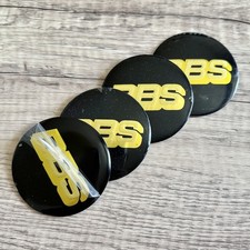 4x 70mm Für BBS Schwarz-Gold