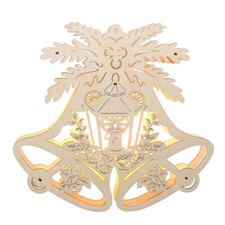 Holz Fensterbild "Doppelglocke