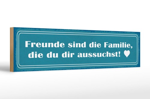 Holzschild spruch 46x10 - spruch, cm
