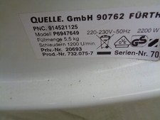 MOTOR  privileg p6947649,MCA 61/64-148/ZN37 Cod.13205550/1