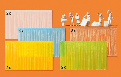 Preiser figuren unbemalt 87 - figuren, 1:87
