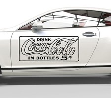 Autoaufkleber coca cola - coca, cent