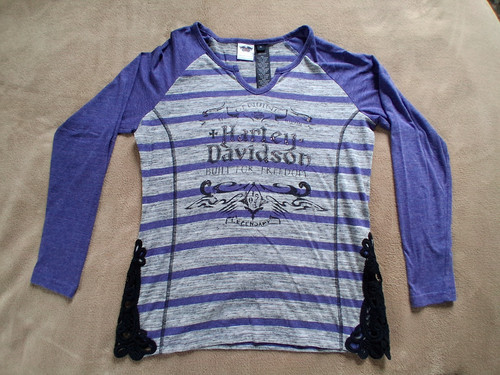 Langarm shirt harley - t-shirt,,