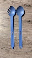 Tupperware Salatbesteck blau