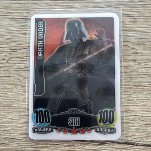 Topps force attax tcg darth - force,