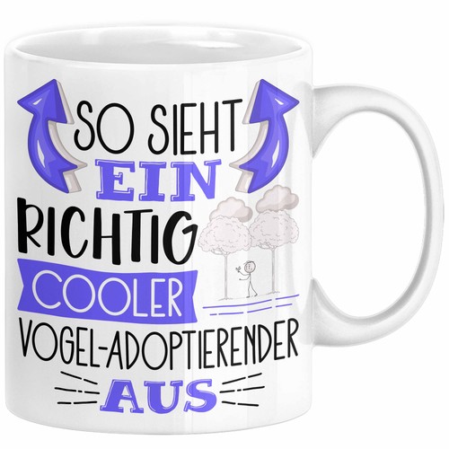 Vogel adoptierender tasse - vogel-adoptierender,
