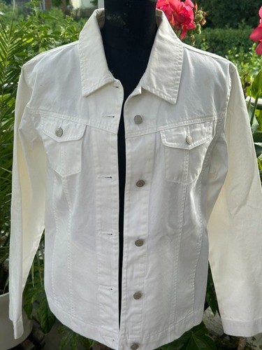 Weiße jeansjacke neu - neu, und