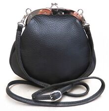 SATTLERQUALITÄT Markttasche BÜGELTASCHE Schultertasche LEDER Kutschertasche TOP*