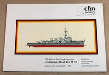 cfm Verlag 1020 - Bundesmarine Geleitboot ex. Minensuchboot Typ M 35 - 1:250