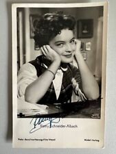 Autogrammkarten Schauspieler 50er Jahre: Romy Schneider-Albach signiert