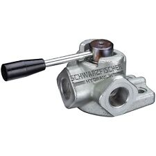 Hydraulik 3/2-Wege Drehumschaltventil Umschaltventil Umschaltahn 3/2-Wegeventil