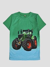 S&C Kinder T-Shirt mit Traktor Motiv H500 – Grünes T-Shirt mit Traktor-Druck