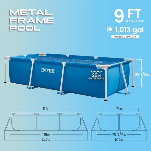 Intex metal frame - "metal, pool