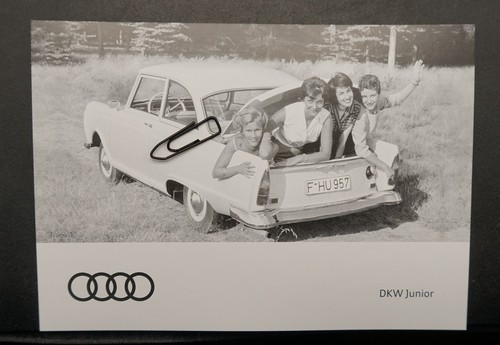 Foto postkarte audi museum - audi, dkw