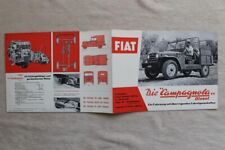 32B 715 Fiat Jeep Campagnola Diesel Ausführung deutschsprachiges Prospekt