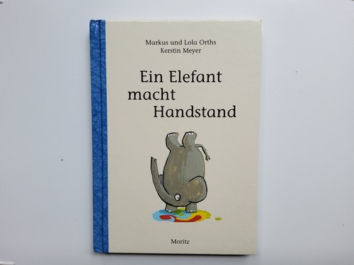 Ein elefant macht handstand - elefant, --