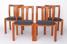 Set of 4 Teak Dining Chairs by