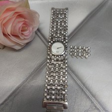 Dolce & Gabbana Damen Armbanduhr Edelstahl Strasssteine