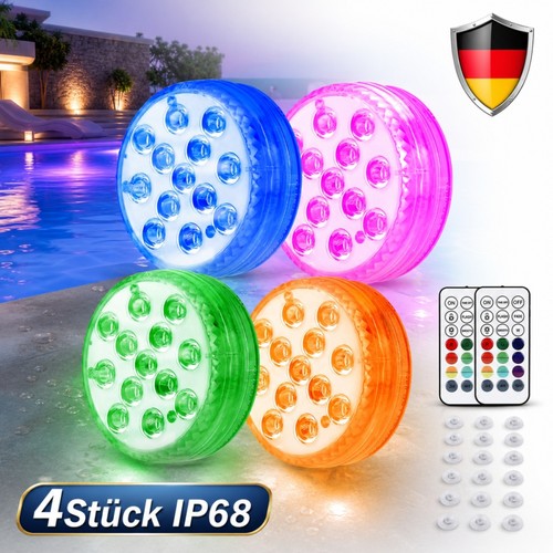 Poolbeleuchtung unterwasser - 4x,