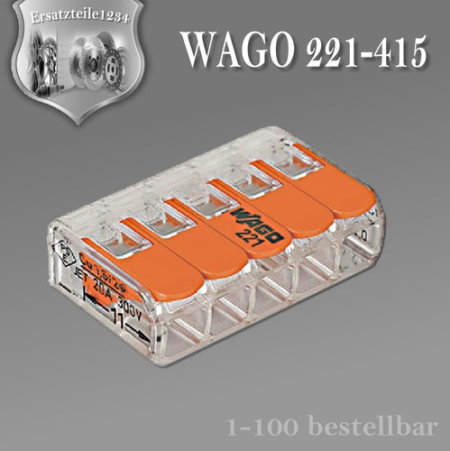Wago klemmen 221 415 mit - 💡,
