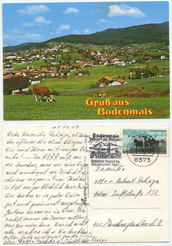 27750 gruß aus bodenmais - -,