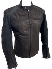 RETRO LEDERJACKE CHOPPER BIKER