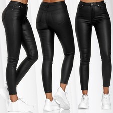 Damen hose leder optik - hose, biker