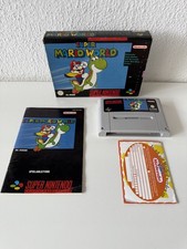 SNES Super Nintendo Super Mario World mit  OVP und Anleitung NOE