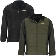 Baumfuchs Herren Hybridjacke Stepp und Fleece - Outdoor-Jacke mit Kapuze