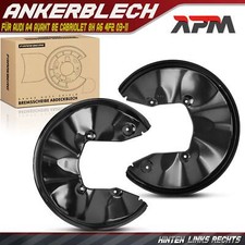 2x Ankerblech Bremsscheibe