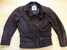 Bikerjacke / Motorradjacke aus Leder v. Highway 1 in braun, Damen, Gr. 38