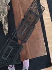 metallregal Metall Schwarz Industrial Style Xl