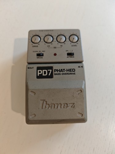 Ibanez pd7 bass overdrive - ibanez,