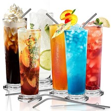 12 große Cocktailgläser