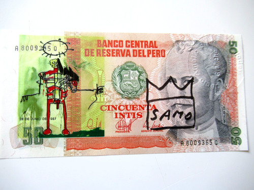 Basquiat 50 intis - a), j.m.basquiat