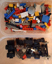 GROSSES KONVOLUT LEGO-STEINE, FERTIGE u. EINZELTEILE POLIZEI, TRAKTOREN u.v.a.