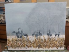 Kunst, Bild, Acryl auf