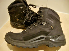 LOWA Wander-Outdoorschuh RENEGADE GTX MID Gr.44 1/2 Leder Grau Gore-Tex 2x getr.