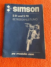 Betriebsanleitung Simson S 51