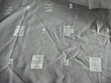 2 Gardinen Schals mit Schlaufen Höhe 213+10,5 cm x Breite 140 cm wie NEU weiß