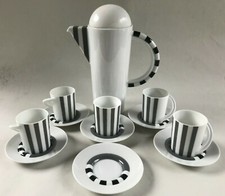 MOKKA Service Mid-Century CUPOLA STRADA 12-t. Bellini Rosenthal Studio Line~1985