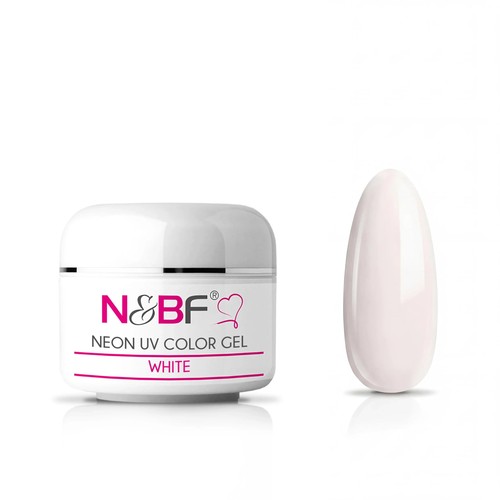 Neon farbgel white - white, 5ml
