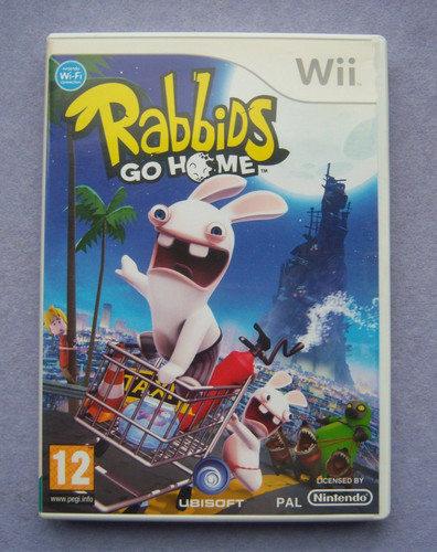 Nintendo wii spiel rabbits - spiel,